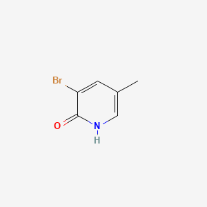 3-Bromo-5-methylpyridin-2-ol chemical structure (CAS 17282-02-9)
