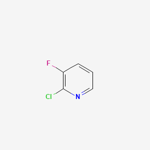 2-Chloro-3-fluoropyridine chemical structure (CAS 17282-04-1)