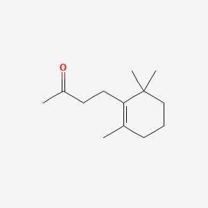 4-(2,6,6-Trimethylcyclohex-1-en-1-yl)butan-2-one chemical structure (CAS 17283-81-7)
