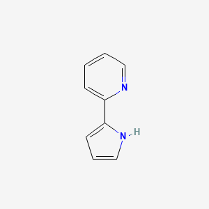 2-(1H-Pyrrol-2-yl)pyridine chemical structure (CAS 17285-54-0)
