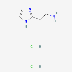 2-(1H-Imidazol-2-yl)ethanamine dihydrochloride chemical structure (CAS 17286-47-4)