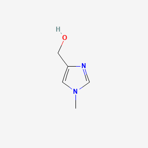 (1-Methyl-1H-imidazol-4-yl)methanol chemical structure (CAS 17289-25-7)