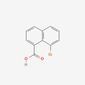 8-Bromo-1-naphthoic acid chemical structure (CAS 1729-99-3)