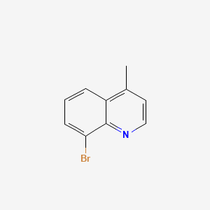 8-Bromo-4-methylquinoline chemical structure (CAS 172939-50-3)