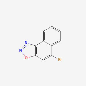 5-Bromonaphtho[1,2-d][1,2,3]oxadiazole chemical structure (CAS 172943-00-9)