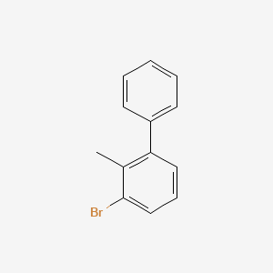 3-Bromo-2-methyl-1,1'-biphenyl chemical structure (CAS 172976-00-0)