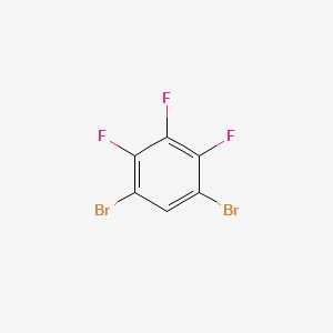 1,5-Dibromo-2,3,4-trifluorobenzene chemical structure (CAS 17299-95-5)