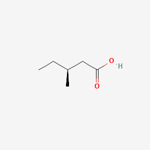 (S)-3-Methylvaleric Acid chemical structure (CAS 1730-92-3)