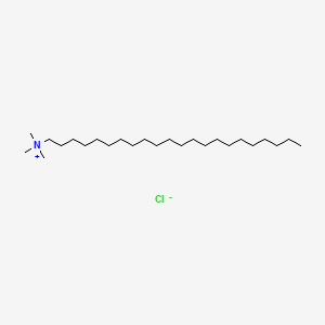 N,N,N-Trimethyldocosan-1-aminium chloride chemical structure (CAS 17301-53-0)