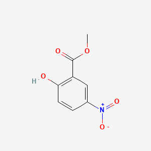 Methyl 2-hydroxy-5-nitrobenzoate chemical structure (CAS 17302-46-4)