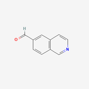 Isoquinoline-6-carbaldehyde chemical structure (CAS 173089-81-1)
