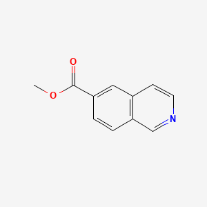 Methyl 6-Isoquinolinecarboxylate chemical structure (CAS 173089-82-2)