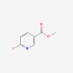 Methyl 6-iodonicotinate chemical structure (CAS 173157-33-0)