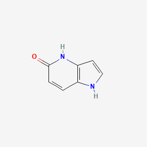 1H-Pyrrolo[3,2-b]pyridin-5(4H)-one chemical structure (CAS 17322-91-7)