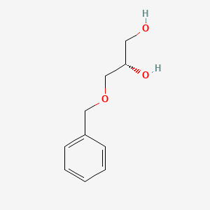 (S)-3-(Benzyloxy)propane-1,2-diol chemical structure (CAS 17325-85-8)