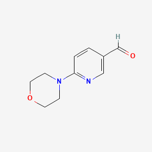 6-Morpholinonicotinaldehyde chemical structure (CAS 173282-60-5)