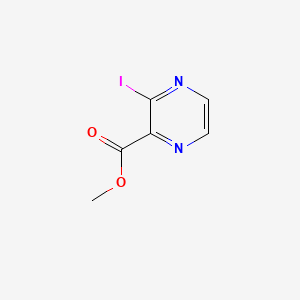 Methyl 3-iodopyrazine-2-carboxylate chemical structure (CAS 173290-17-0)