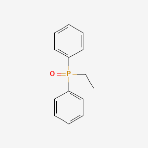 Ethyldiphenylphosphine oxide chemical structure (CAS 1733-57-9)