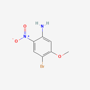 4-Bromo-5-methoxy-2-nitroaniline chemical structure (CAS 173312-36-2)