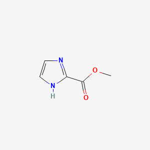 Methyl 1H-imidazole-2-carboxylate chemical structure (CAS 17334-09-7)