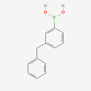 (3-Benzylphenyl)boronic acid chemical structure (CAS 173394-24-6)