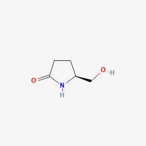 (S)-(+)-5-Hydroxymethyl-2-pyrrolidinone chemical structure (CAS 17342-08-4)