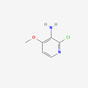 2-Chloro-4-methoxypyridin-3-amine chemical structure (CAS 173435-34-2)