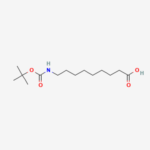 9-((tert-Butoxycarbonyl)amino)nonanoic acid chemical structure (CAS 173435-78-4)