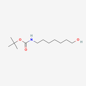 tert-Butyl (7-hydroxyheptyl)carbamate chemical structure (CAS 173436-02-7)