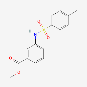 Methyl 3-(4-methylbenzenesulfonamido)benzoate chemical structure (CAS 173436-66-3)