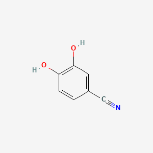 3,4-Dihydroxybenzonitrile chemical structure (CAS 17345-61-8)