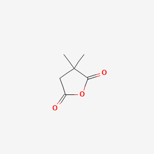 2,2-Dimethylsuccinicanhydride chemical structure (CAS 17347-61-4)