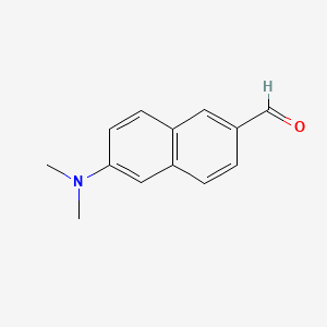 6-(Dimethylamino)-2-naphthaldehyde chemical structure (CAS 173471-71-1)