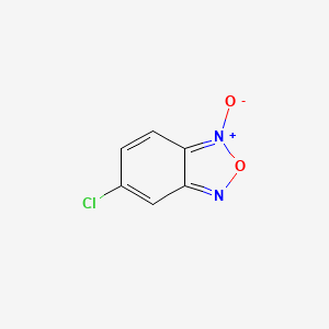5-Chlorobenzo[c][1,2,5]oxadiazole 1-oxide chemical structure (CAS 17348-69-5)