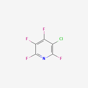 3-Chloro-2,4,5,6-tetrafluoropyridine chemical structure (CAS 1735-84-8)