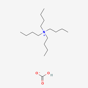 Tetrabutylammonium hydrogencarbonate chemical structure (CAS 17351-62-1)