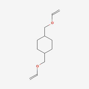 1,4-Bis((vinyloxy)methyl)cyclohexane chemical structure (CAS 17351-75-6)