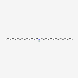Ditetradecylamine chemical structure (CAS 17361-44-3)