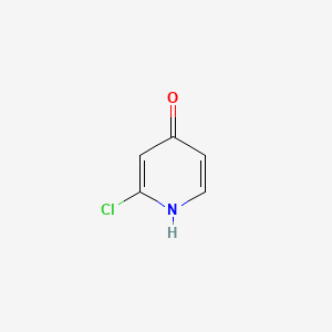 2-Chloro-4-hydroxypyridine chemical structure (CAS 17368-12-6)