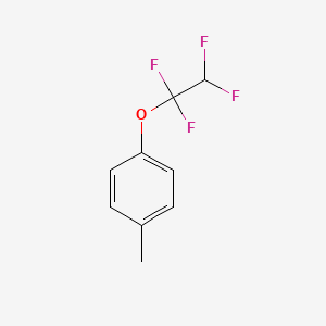 4-(1,1,2,2-Tetrafluoroethoxy)toluene chemical structure (CAS 1737-11-7)