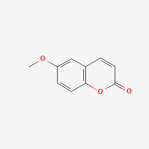 6-Methoxy-2H-chromen-2-one chemical structure (CAS 17372-53-1)