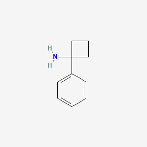 1-Phenylcyclobutylamine chemical structure (CAS 17380-77-7)
