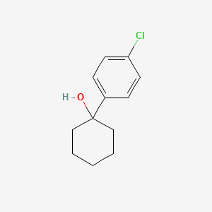 1-(4-Chlorophenyl)cyclohexanol chemical structure (CAS 17380-83-5)