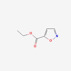 Ethyl isoxazole-5-carboxylate chemical structure (CAS 173850-41-4)