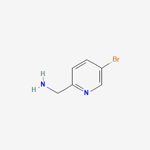 (5-Bromopyridin-2-yl)methanamine chemical structure (CAS 173999-23-0)