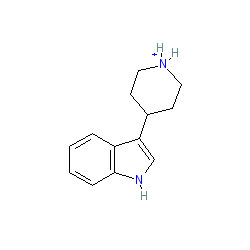 3-(Piperidin-4-yl)-1H-indole chemical structure (CAS 17403-09-7)