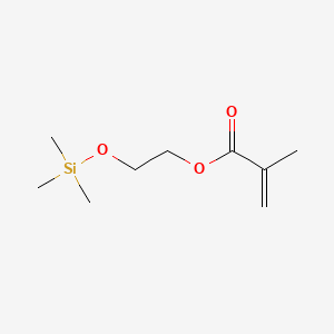 2-(Trimethylsilyloxy)ethyl methacrylate chemical structure (CAS 17407-09-9)