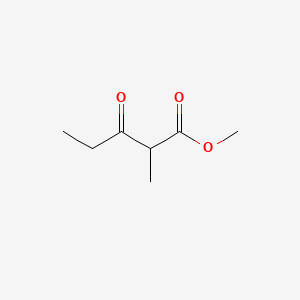 Methyl 2-methyl-3-oxopentanoate chemical structure (CAS 17422-12-7)