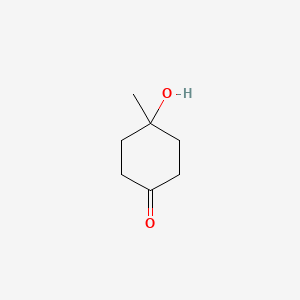 4-Hydroxy-4-methylcyclohexanone chemical structure (CAS 17429-02-6)
