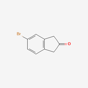 5-Bromo-1H-inden-2(3H)-one chemical structure (CAS 174349-93-0)